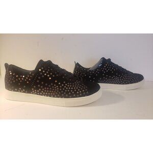Skecher Black Street Los Angeles Women's Star-Pattern Sneakers  Premium Memory